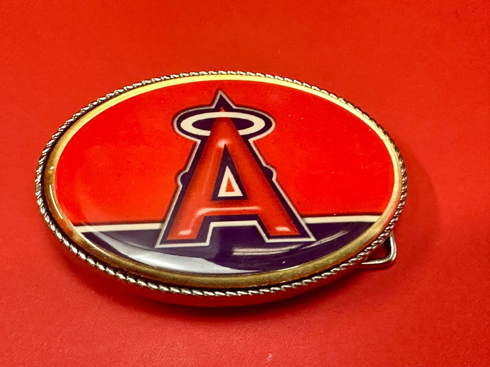 Los Angeles Anaheim Angels Ca Baseball Led Lights Belt Buckle W/ Fresh Battery!