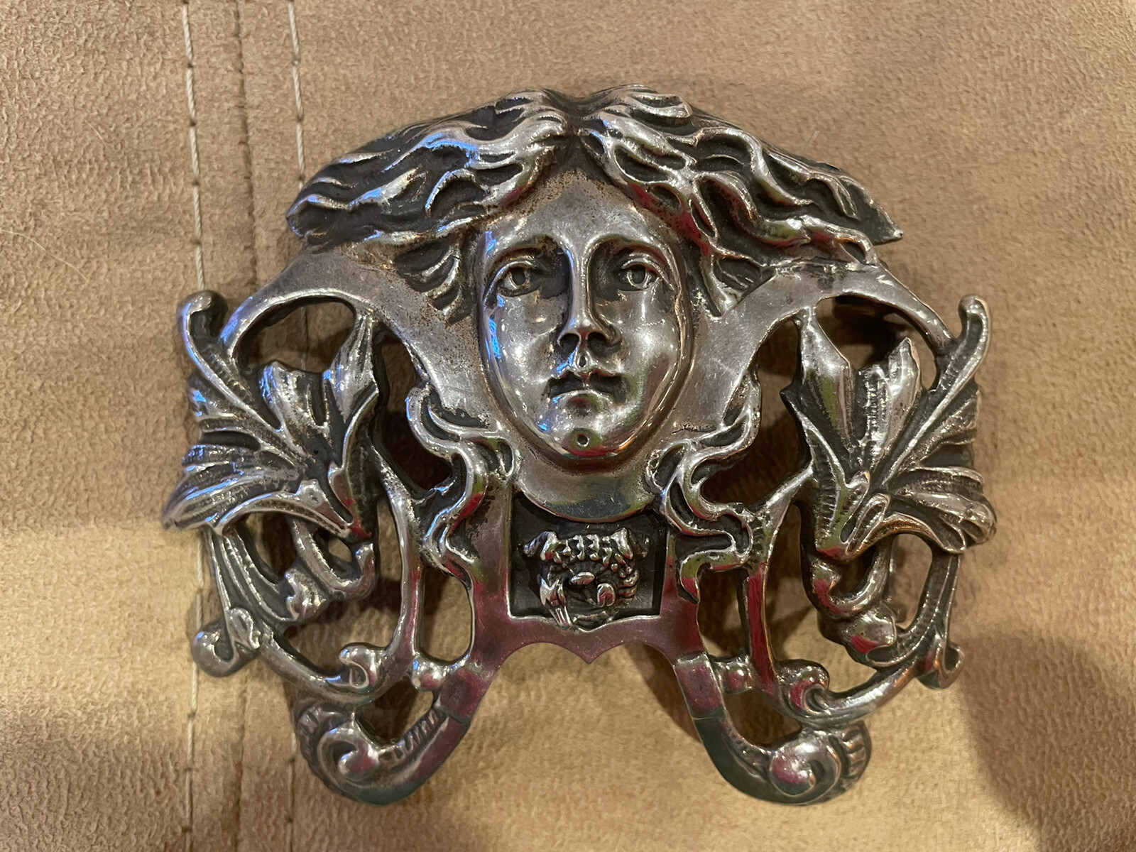 SUPER RARE! HUGE!! Kieselstein-Cord Medusa Belt Buckle