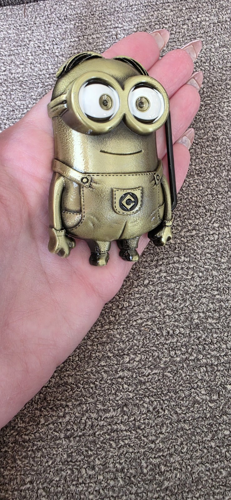 Despicable Me Minions Gold Belt Buckle Unisex Novelty Gift