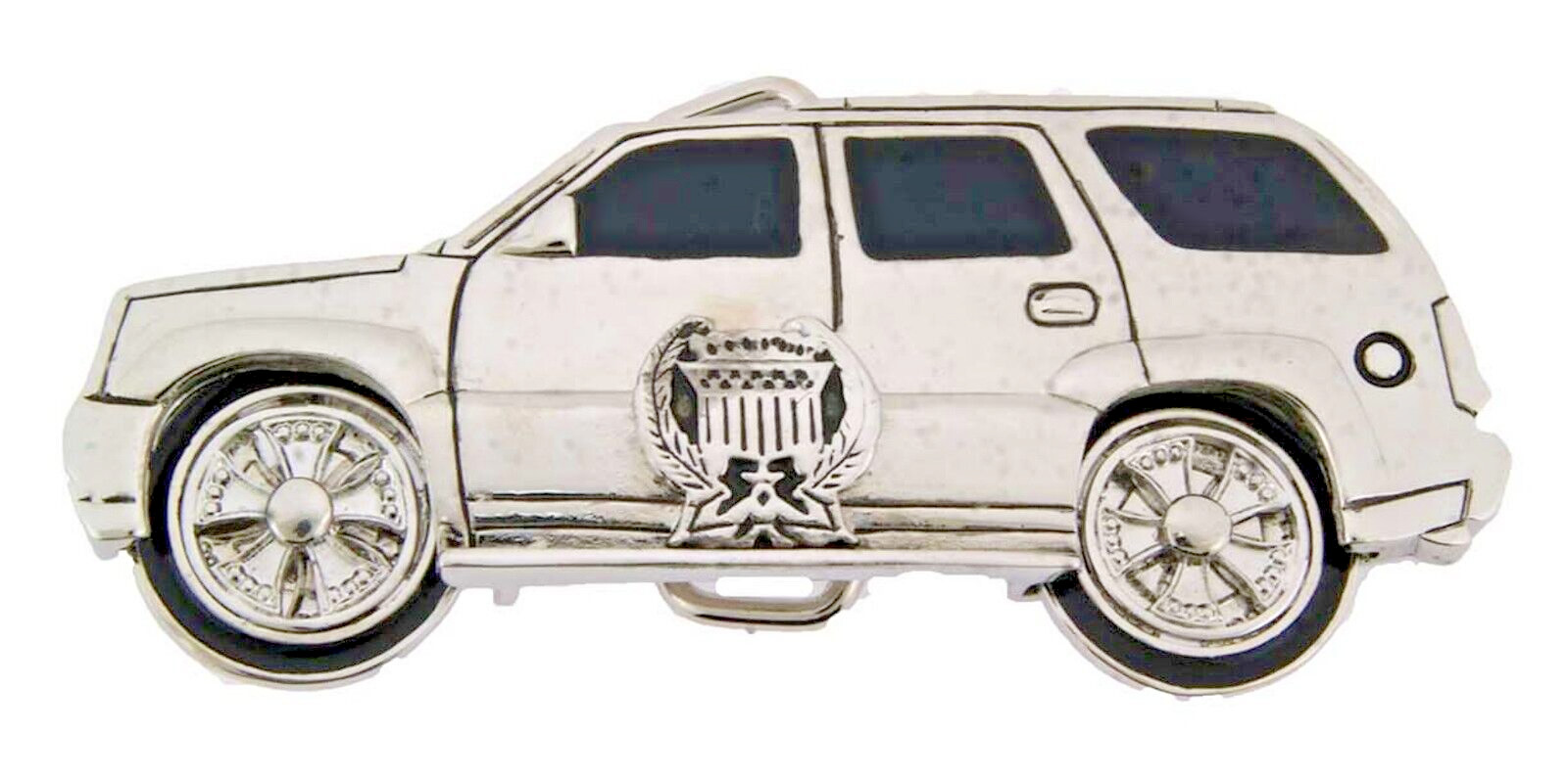 Mudflap Girl Belt Buckle Mud flap Silver Metal Rims Spin Men Motor Vehicle Rodeo