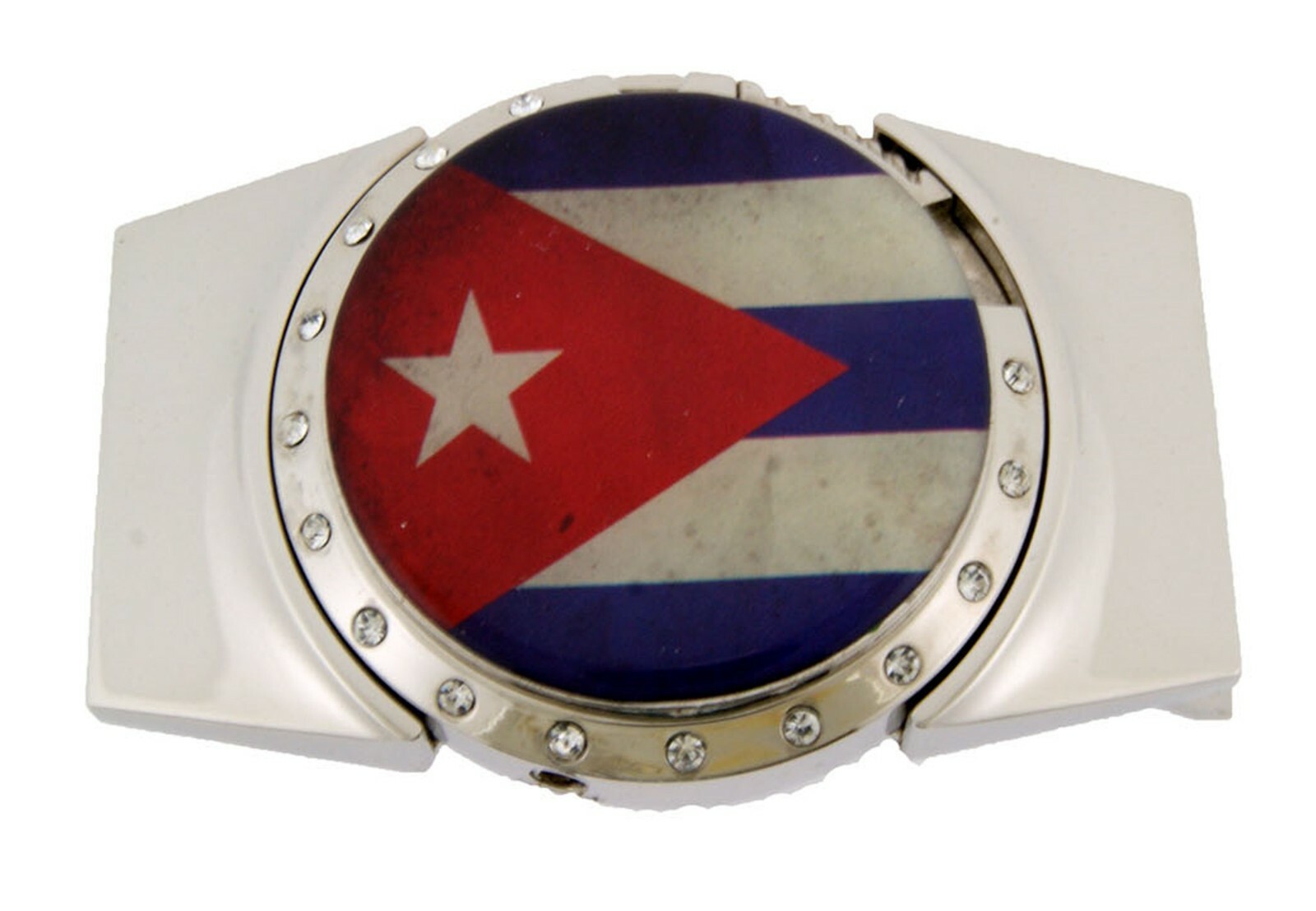 Removable Lighters Belt Buckle Cuba Havana Colorful Flag Country Nation