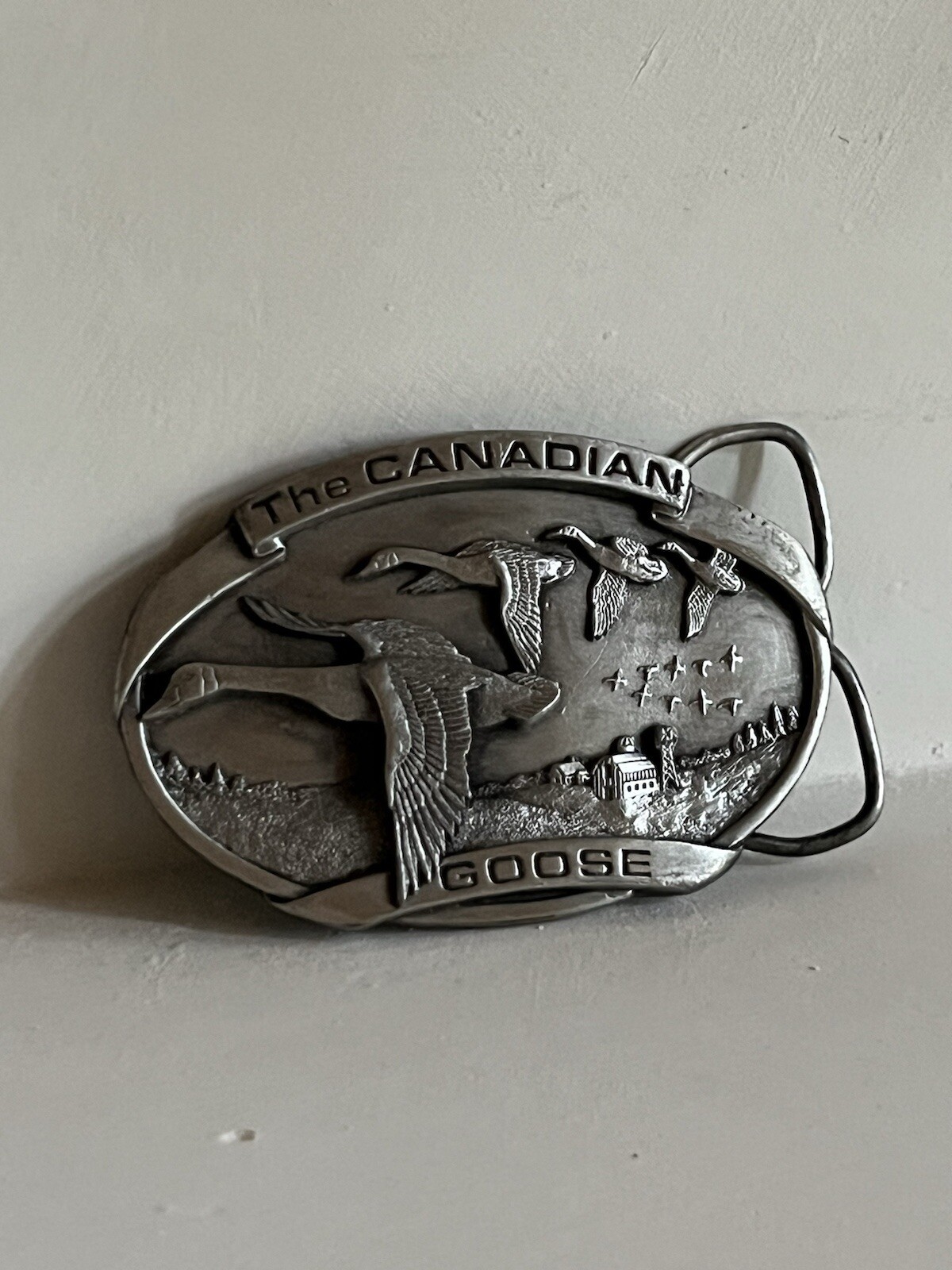 VTG 1983 BERGAMOT Brass Works USA – Canadian Goose BELT BUCKLE D-146