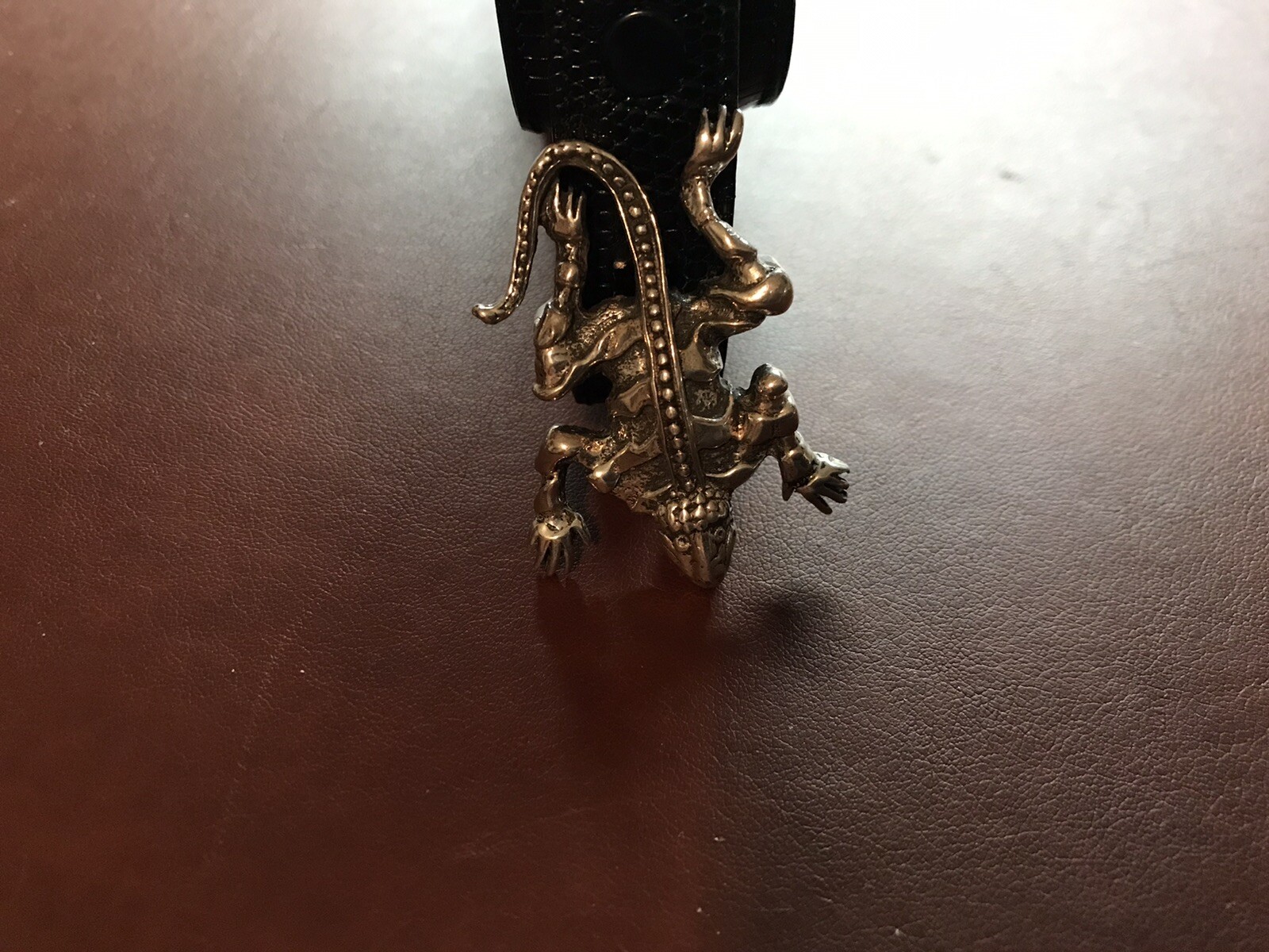 Sterling Silver Lizzard Buckel and Belt