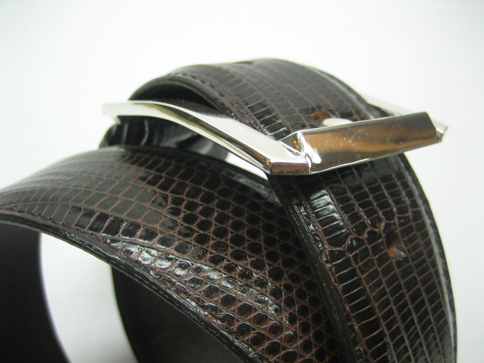 STERLING SILVER 925 BUCKLE AVAILABLE FOR 1&Prime; 1-1/8&Prime; 1-1/4&Prime; 1-3/8&Prime; 1-1/2&Prime; BELTS