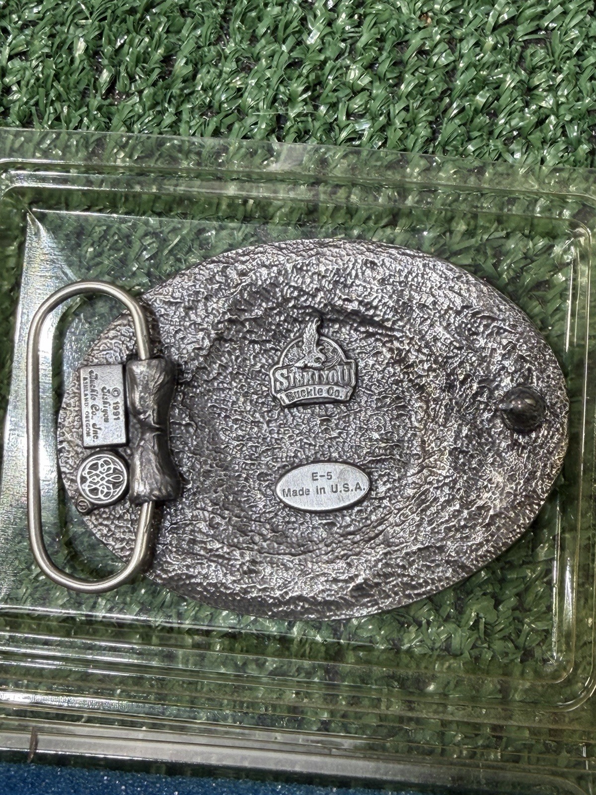 Vintage 1991 Siskiyou Native Indian Head Buffalo 1937 Nickle Belt Buckle NEW