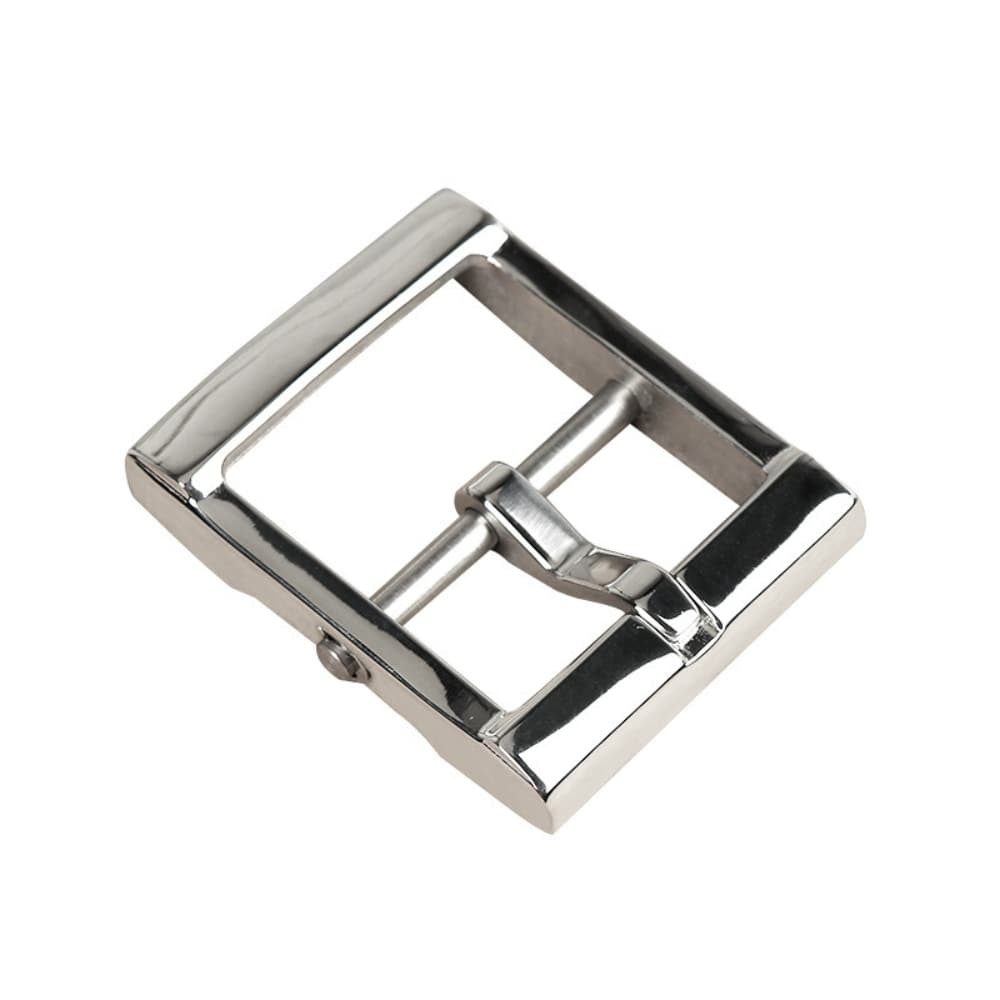 Brass Belt Buckle for Men Leather Belt Pin Buckle Stainless Steel Vintage Style
