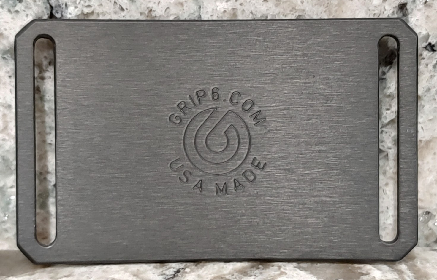 GRIP6 BELT BUCKLE – RAM HEAD / HORNS – MILLED TEXTURE – 1.5 INCH WIDE