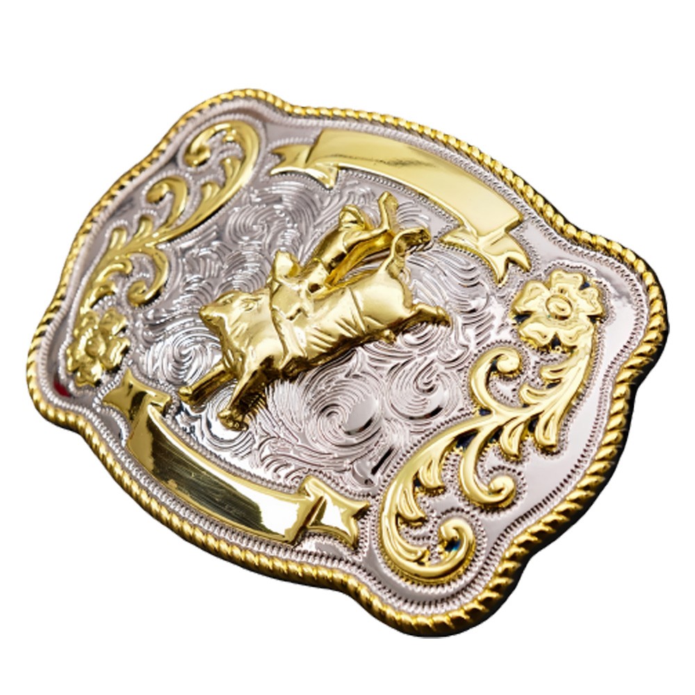 Rock Bull Ride 10cm Huge Rodeo Big Cowboy Texas Western Shine Belt Buckles HOT