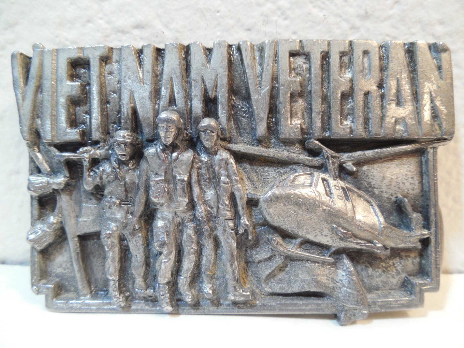 1983 Bergamot Brass Works Vietnam Veteran Belt Buckle ~ Made In USA