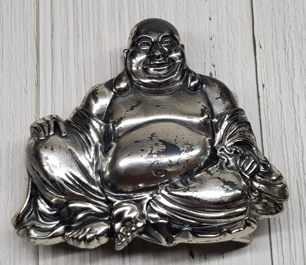 Belt Buckle Buddha, Switzerland, marking