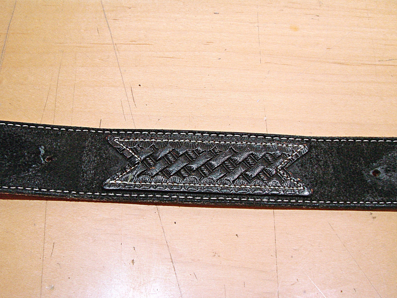Nocona Leather Belt and 3D Flying Eagle Siskiyou Buckle Size 40 Vintage 1982 USA