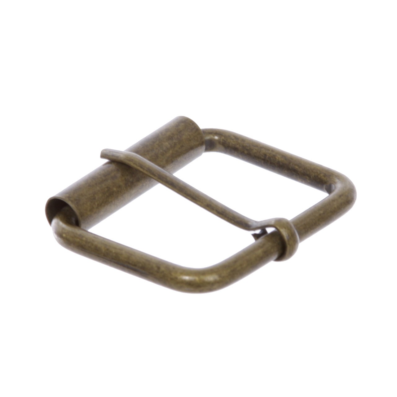 1 1/2&Prime; Nickel Plated Single Prong Simple Roller Buckle