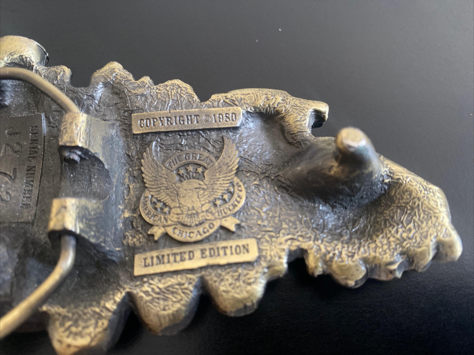The Great American Chicago Buckle Co. Train Belt Buckle