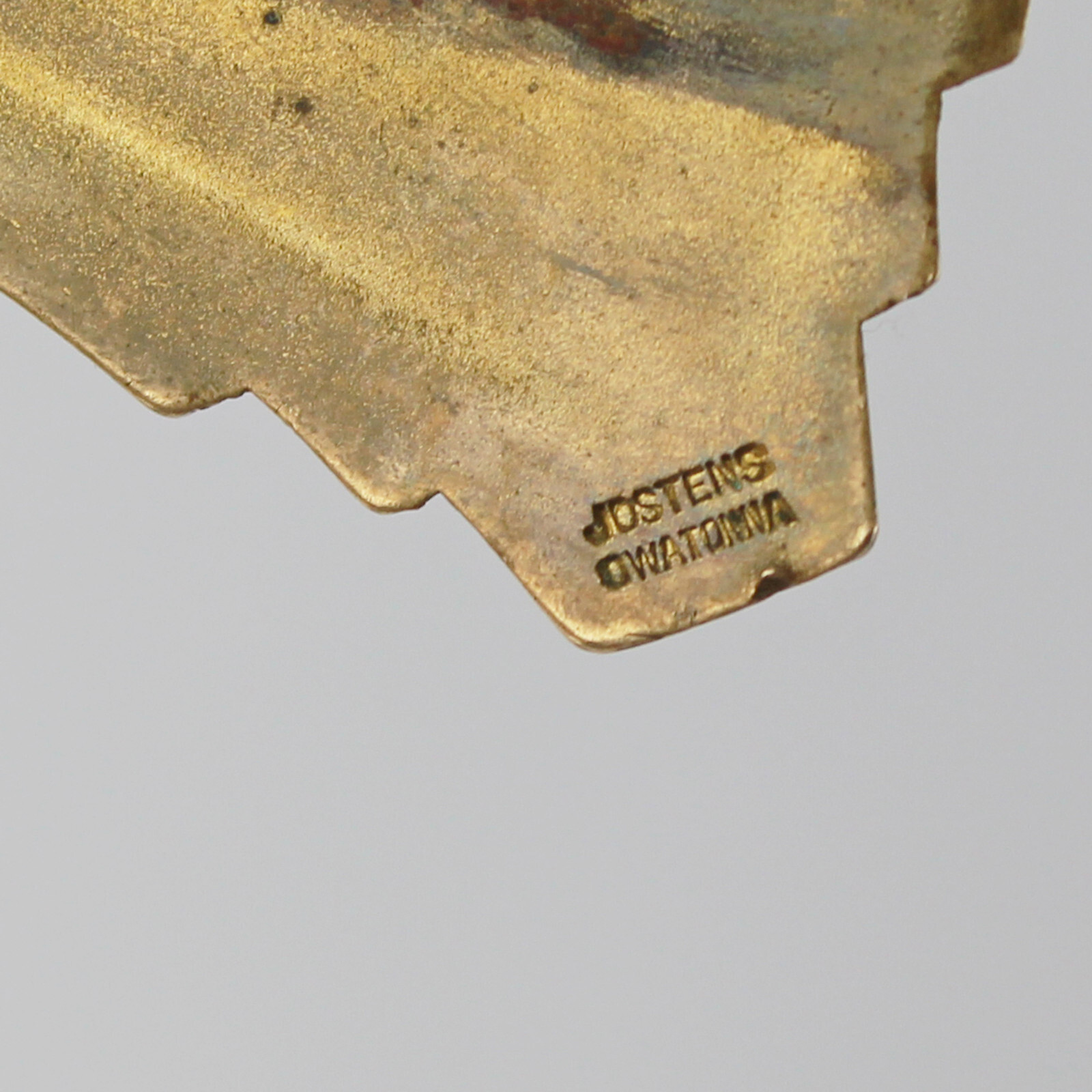 Vtg 1932 Brass U of M University Freshman Champions Brass Belt Buckle Football
