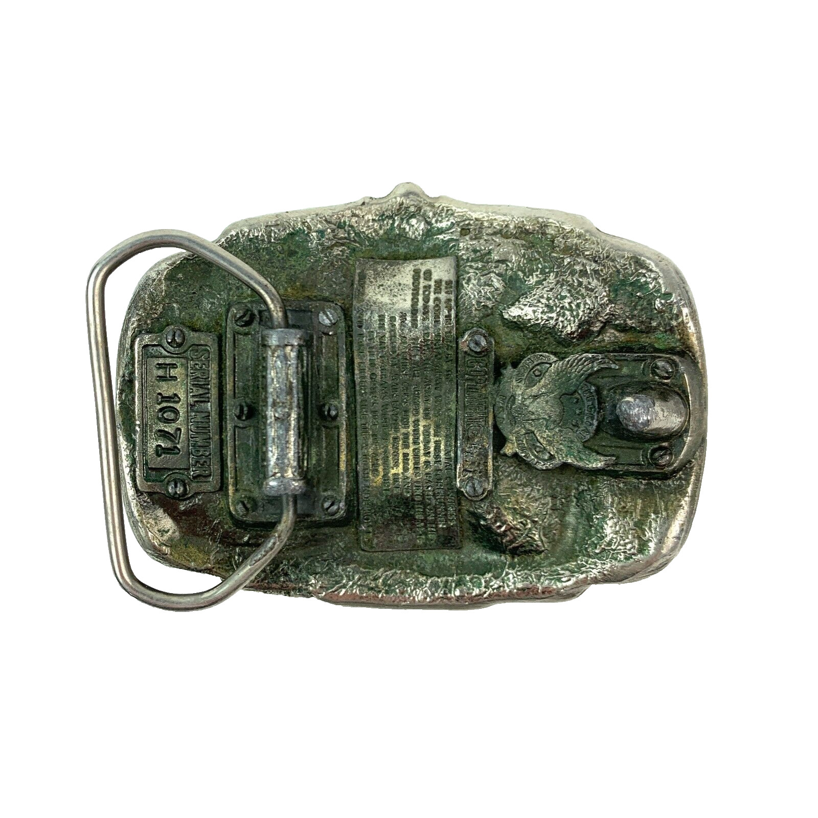 1981 US United States Army Firepower 3D Belt Buckle H1071