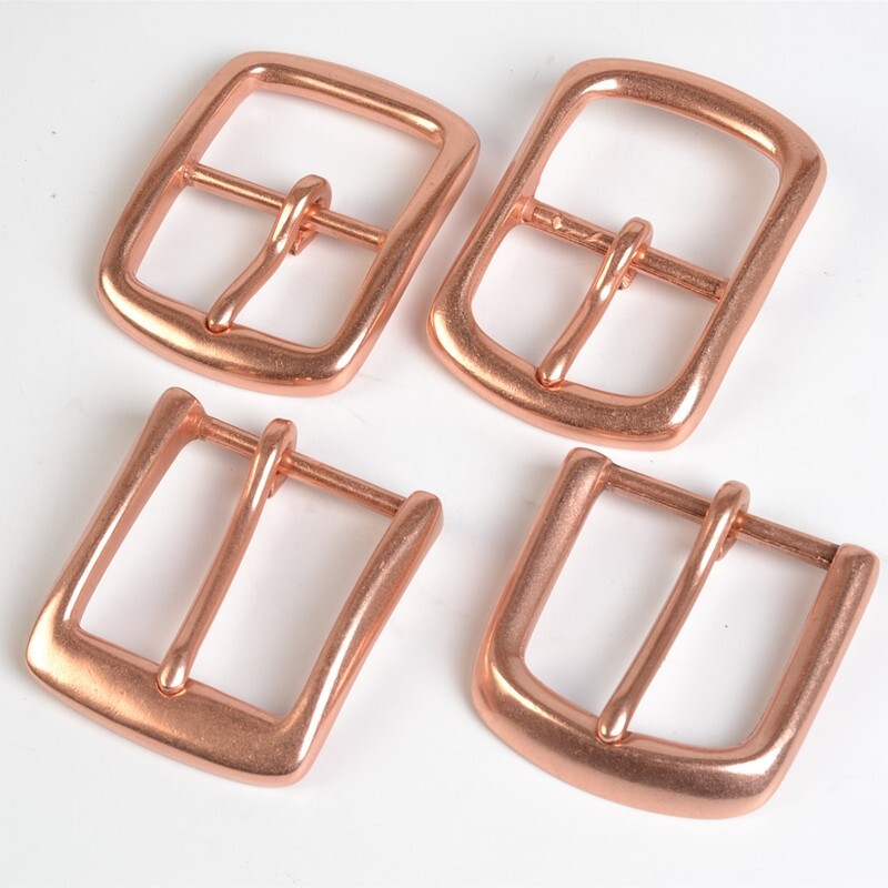 Purple Copper Belt Buckle Pin Buckle Tongue Pin Belt Buckle Fits 1.5 inch Belt-
