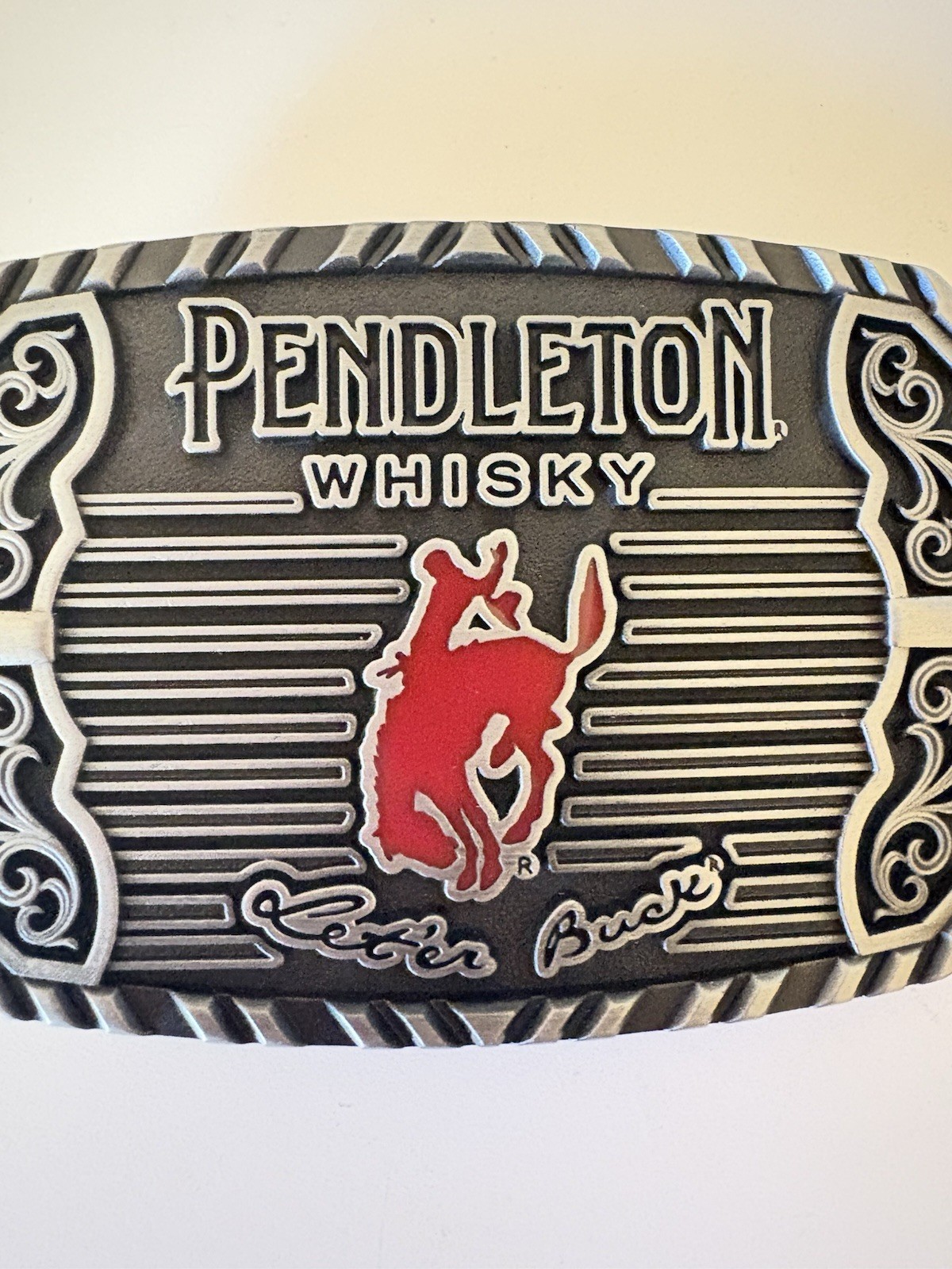 Ltd Edition 2025 Pendleton Whisky Let’r Ride Belt Buckle Montana Silversmith New