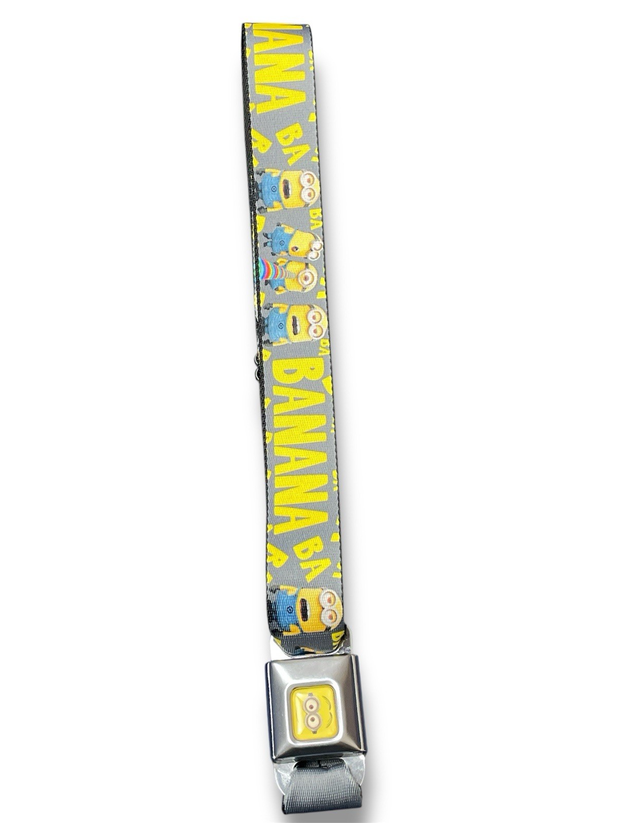 Buckle Down Despicable Me Minion Dave Face Unisex Buckle Belt Graphic Print 45&Prime;