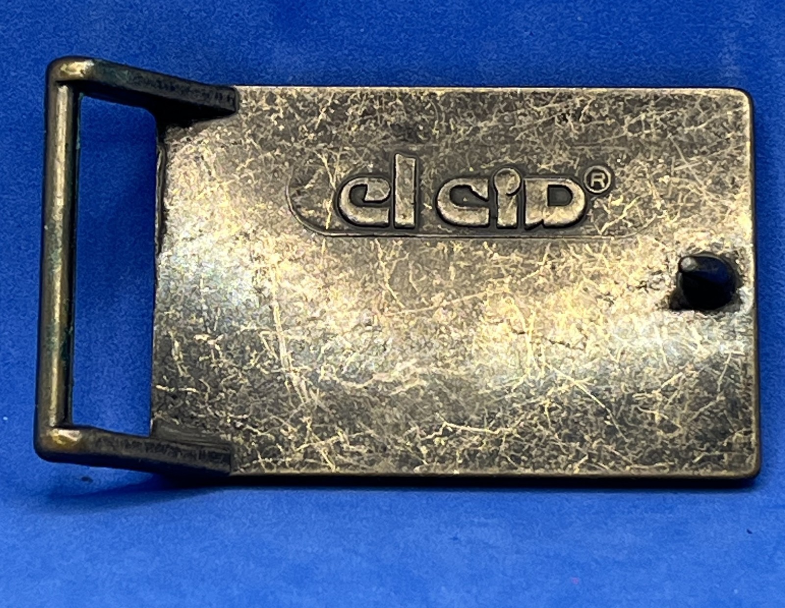 Vintage Yellow Freight Systems El Cid Belt Buckle FREE SHIPPING