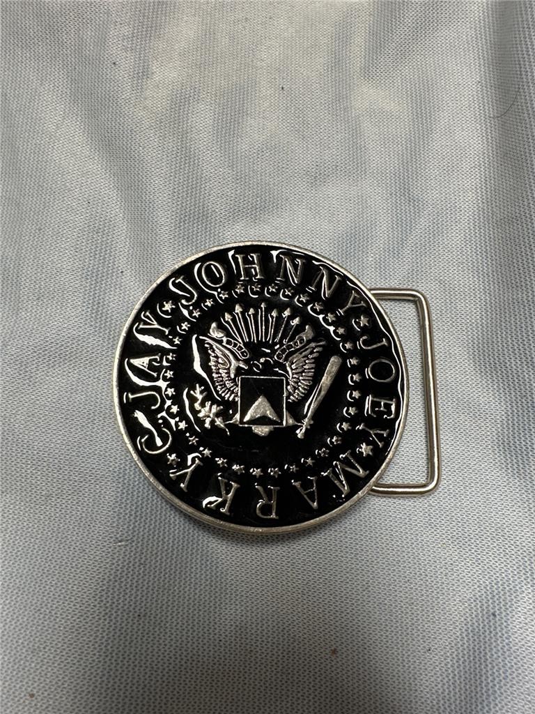 The Ramones Rock Band Belt Buckle – Joey, Johnny, Markie Jay