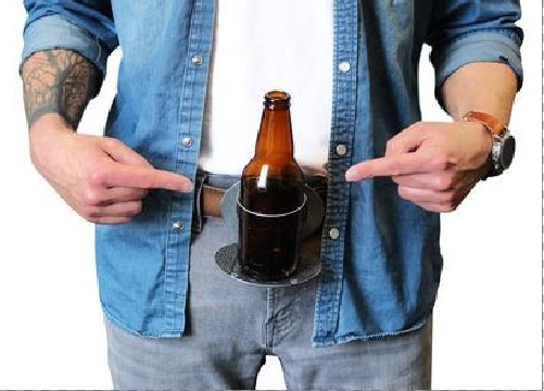 TEXAS LONGHORN ANIMAL BEVERAGE BEER CAN HOLDER BELT BUCKLE BUCKLES