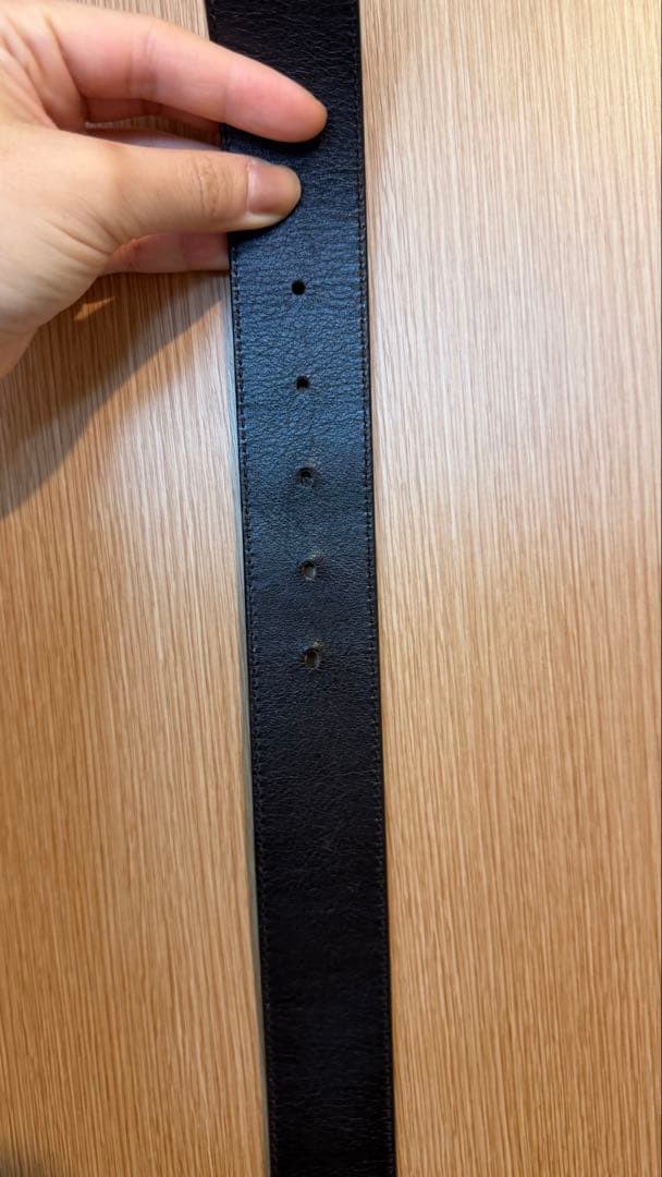 GUCCI Pre-Owned Black Gg Pattern Belt 473030 Cwcwn