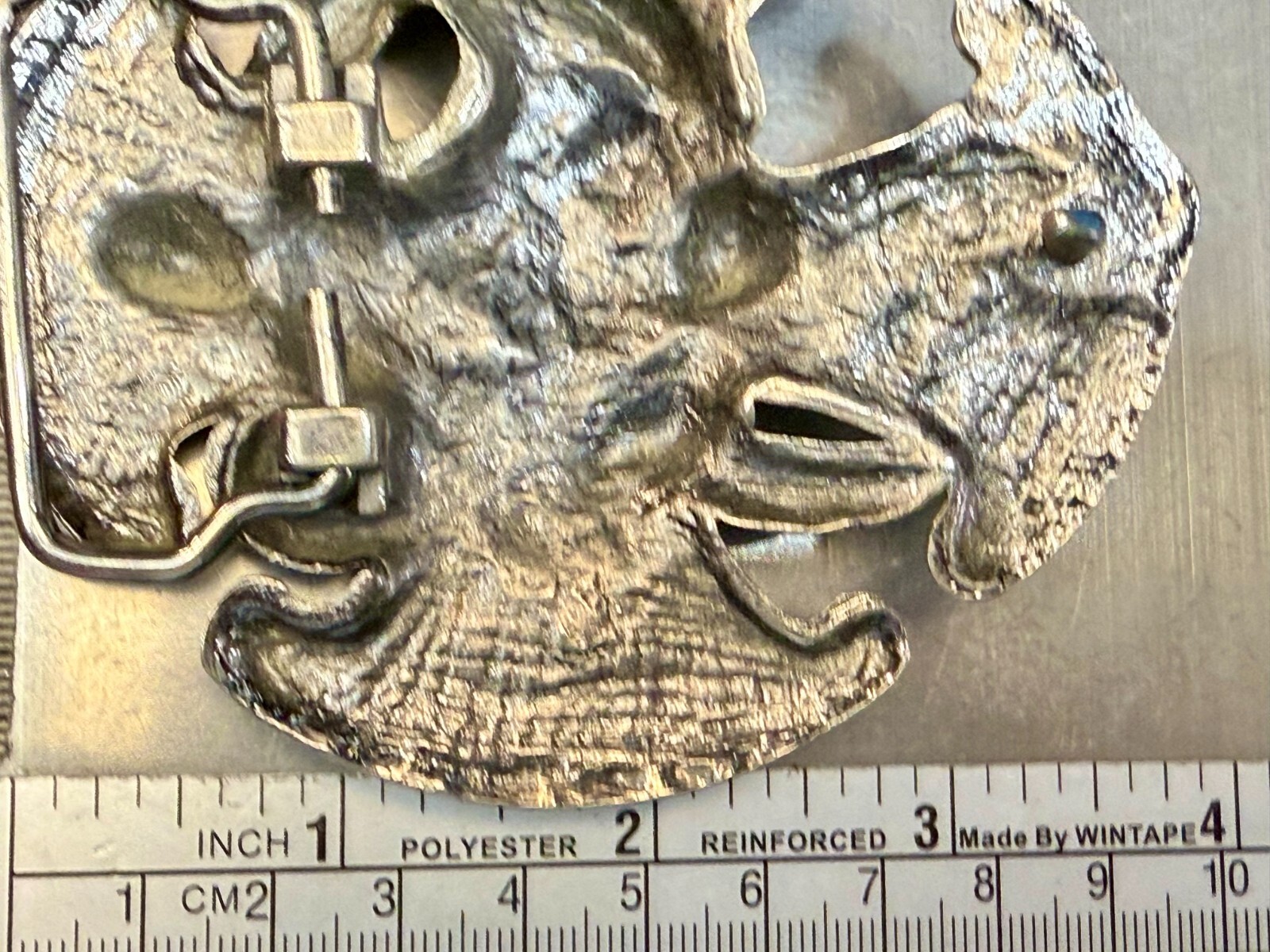 Many Skulls Maltese Iron Cross Artisan Cast? Awesome RARE Unknown! Belt Buckle