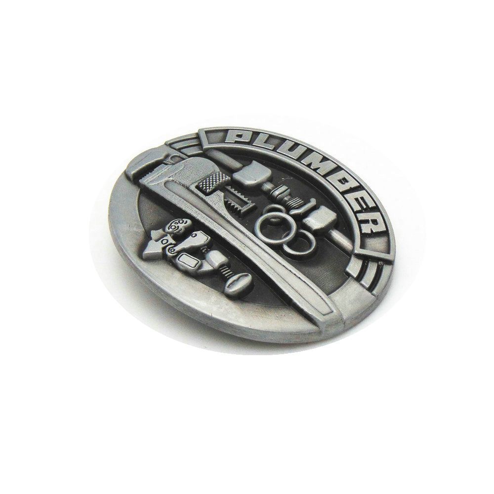 Plumber Belt Buckle Western Cowboy Native American (PLMR-02)
