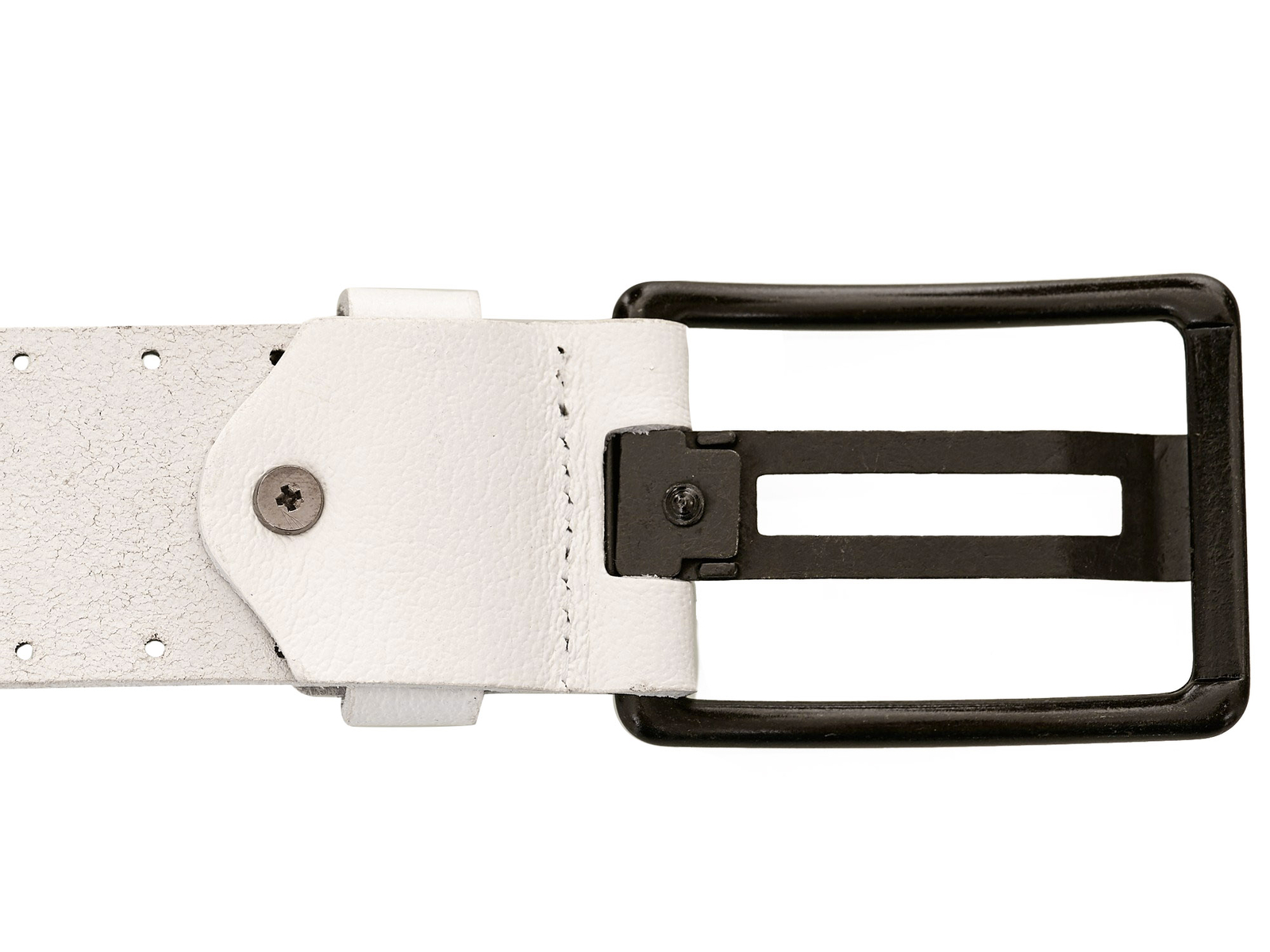 Redbridge Herren Gürtel Echtleder Ledergürtel Leder Belt Premium Breit Weiß