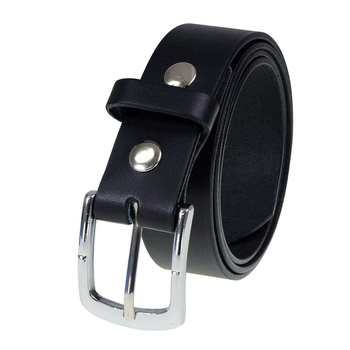 Milwaukee Leather MP7114 Men&rsquo;s Light Black Genuine Leather Belt with Interchange