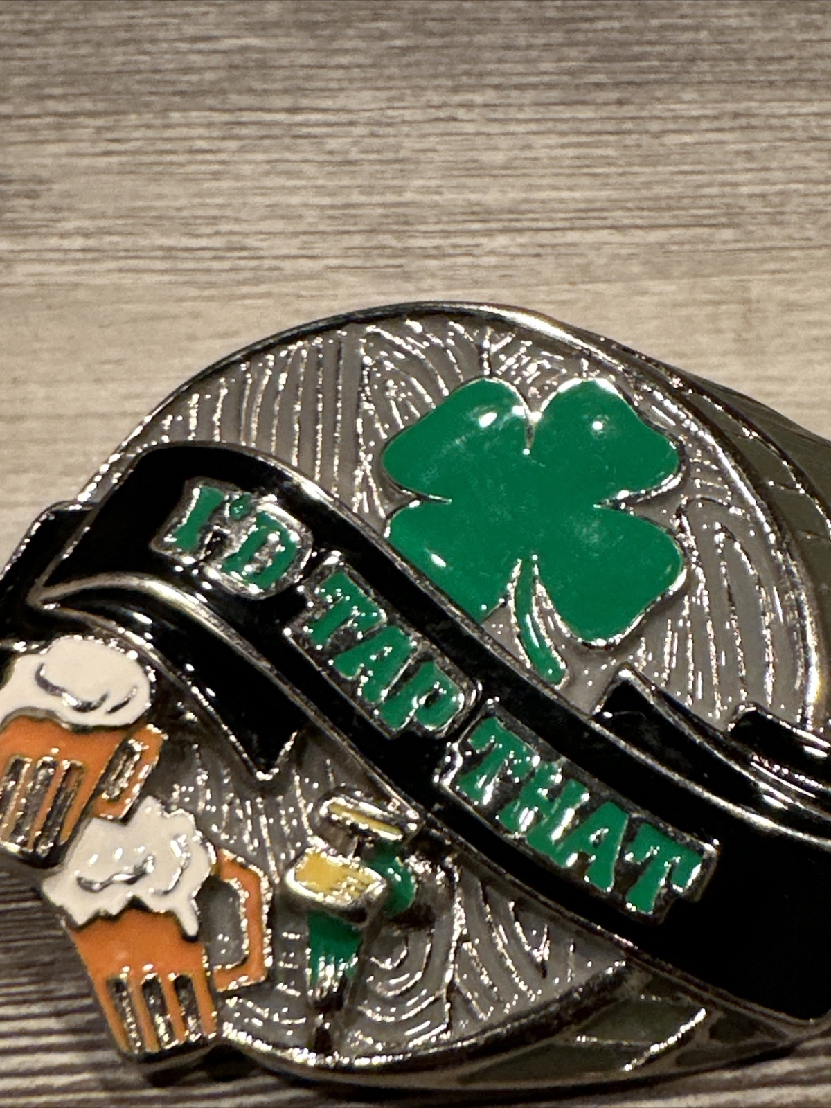 I&rsquo;d Tap That Belt Buckle Keg Irish Shamrock St. Patrick&rsquo;s Day Beer Mugs