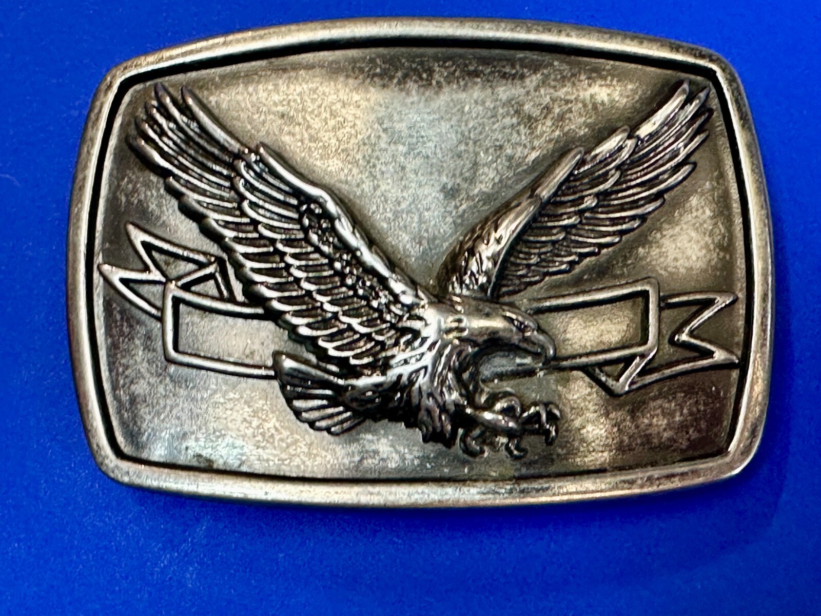 Patriotic American Eagle Flying Wings Wide Hunting Diving Metal Belt Buckle