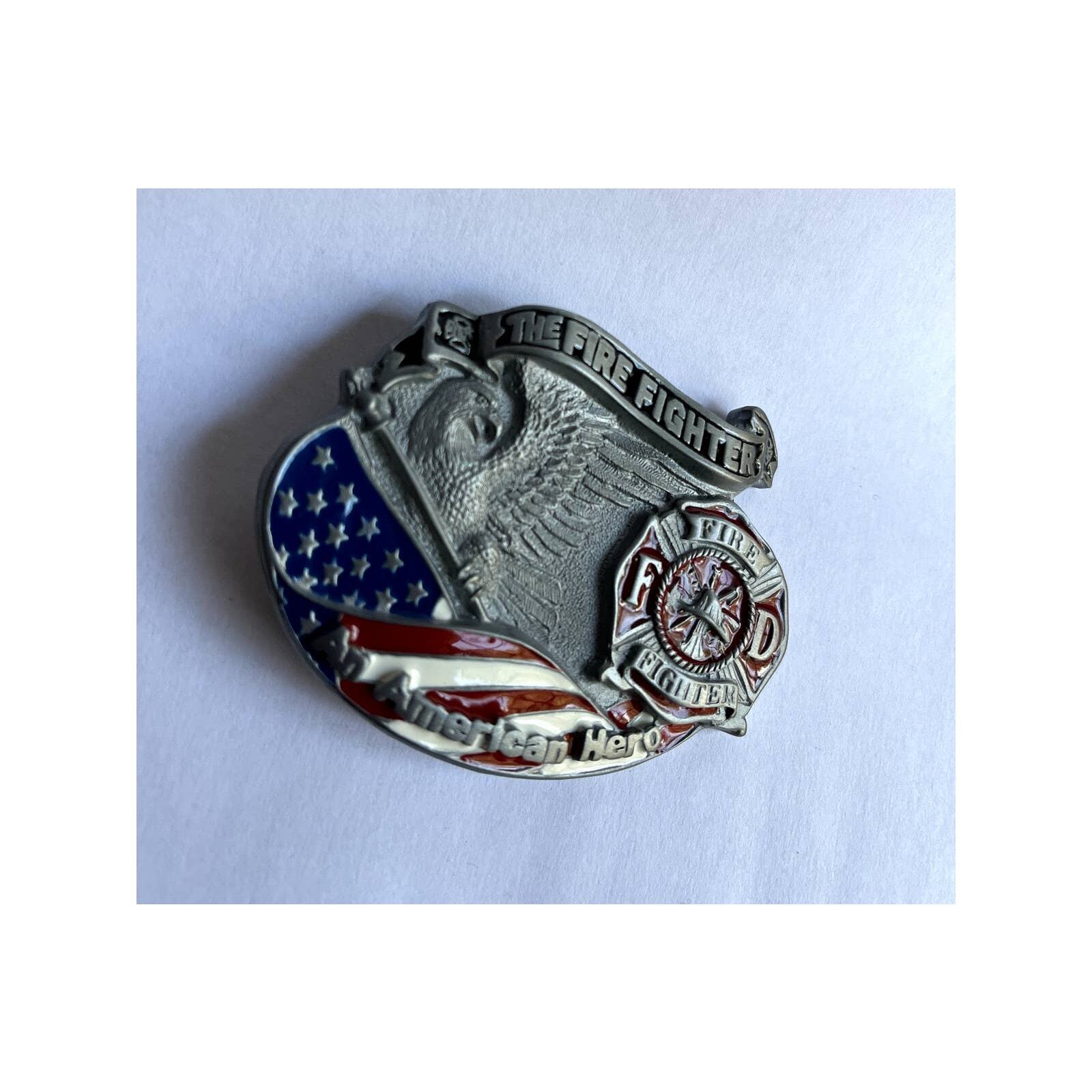 FD Fire Department Firefighter Belt Buckle First Responders NOS
