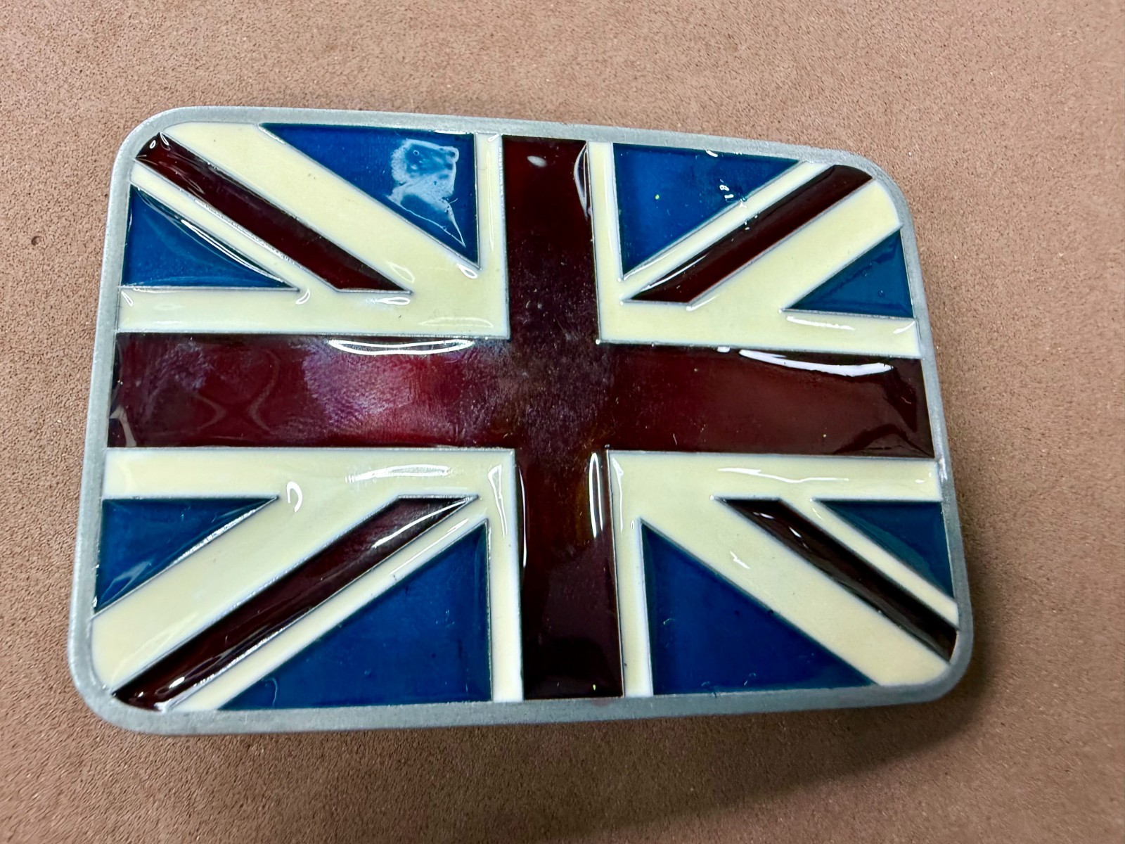 Great Britain Union Flag British Jack United Kingdom Patriotic Belt Buckle