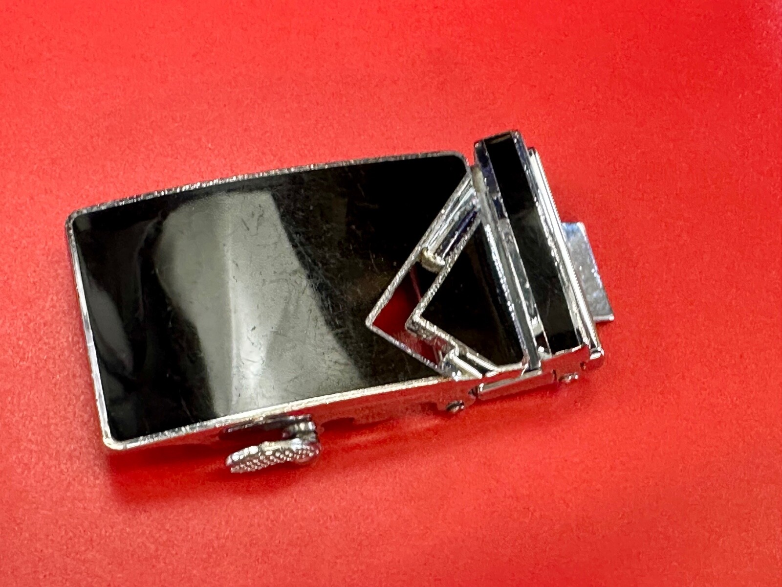 Retro Black Slide Ratchet Belt Replacement Belt Buckle