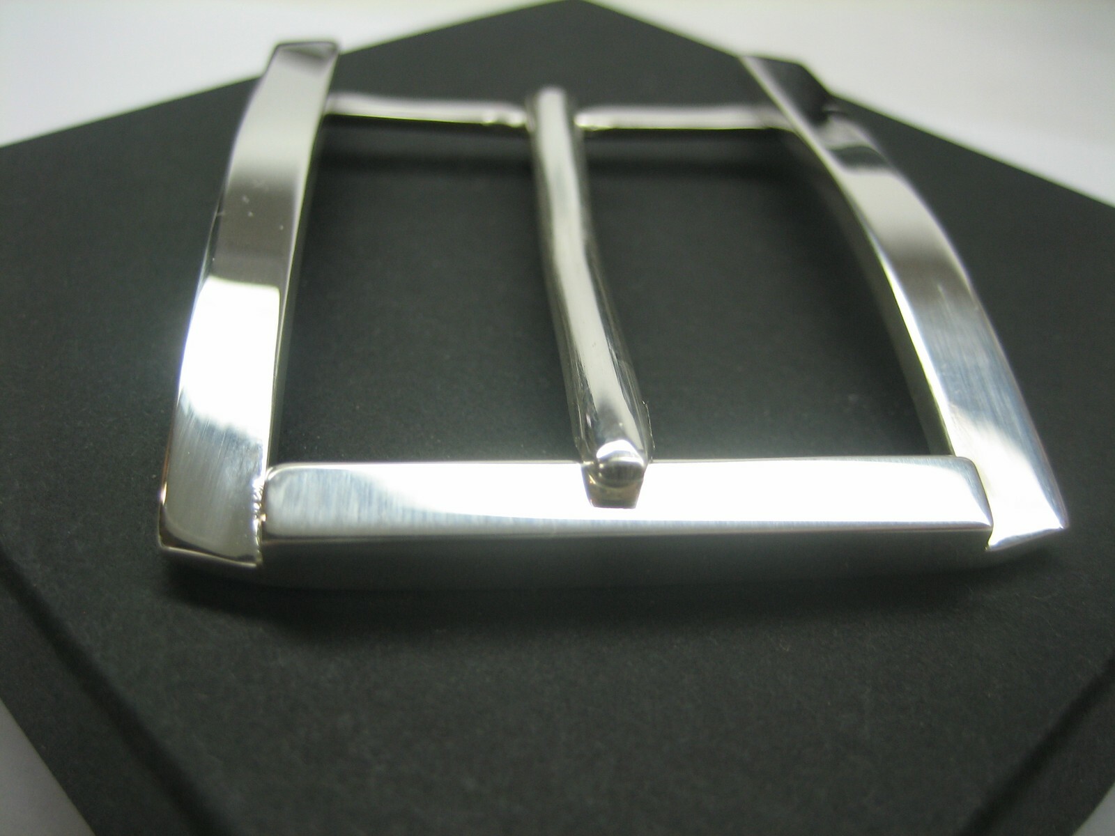 Sterling silver 925 buckle w/Genuine Lizard-1.1/2&Prime; belt MADE IN U.S.A.