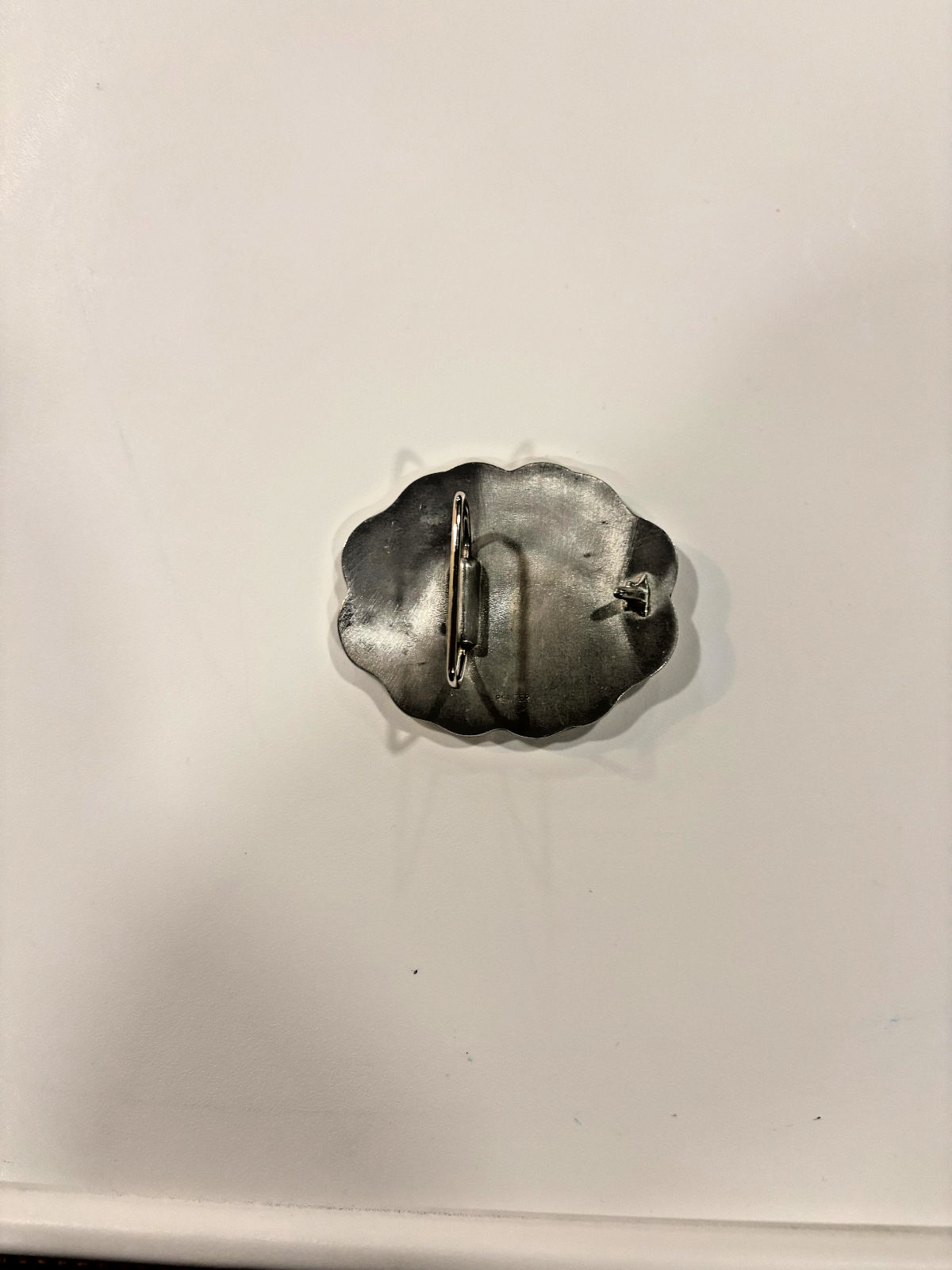 Vintage Pewter Bass Fish Belt Buckle from late 1970&rsquo;S to 1980&rsquo;S
