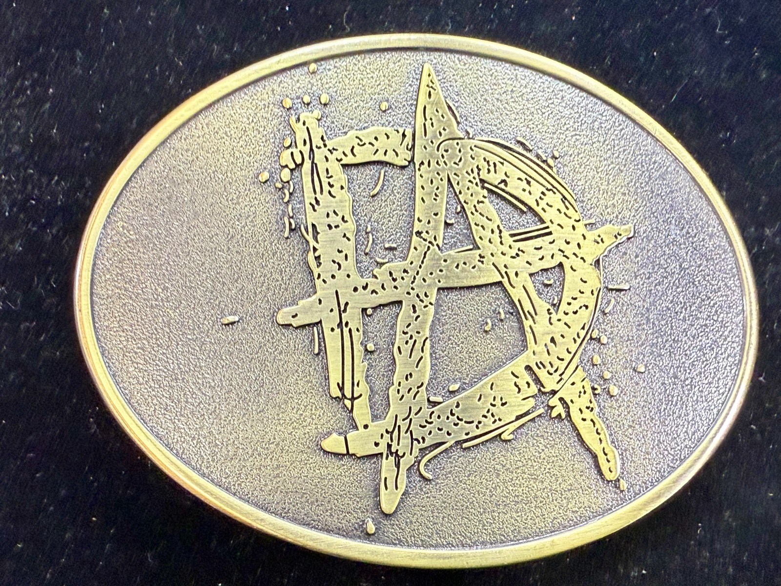 2016 WWE Wrestling Dean Ambros Lootcrate Exclusive Vintage Belt Buckle