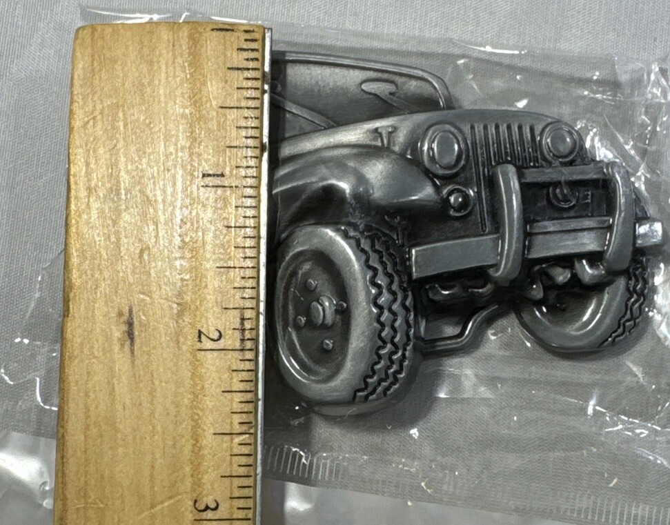 Military Style Vehicle Belt Buckle Metal Jeep Wrangler Awesome Look