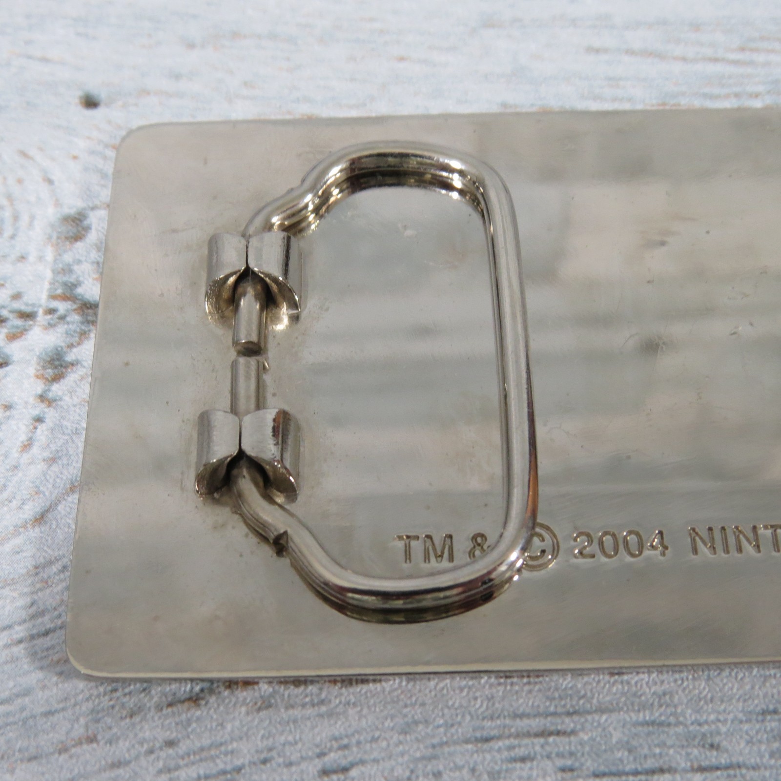 2004 Nintendo Know Your Mushrooms Super Mario Belt Buckle
