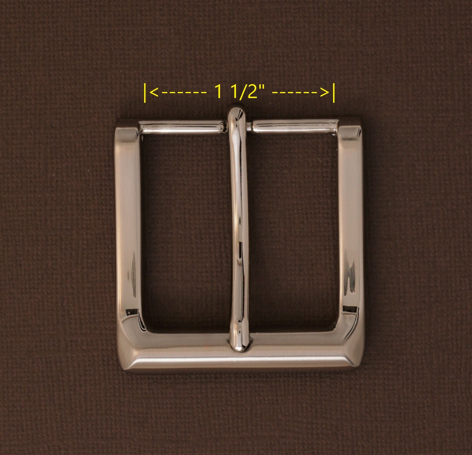 New 1 1/2&Prime; pin buckle(#55) man/women durable brushed nickel finish US stock