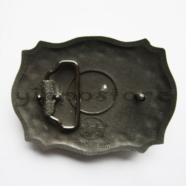 Western Wolf Rodeo Double Color Cowboy Metal Fashion Belt Buckle