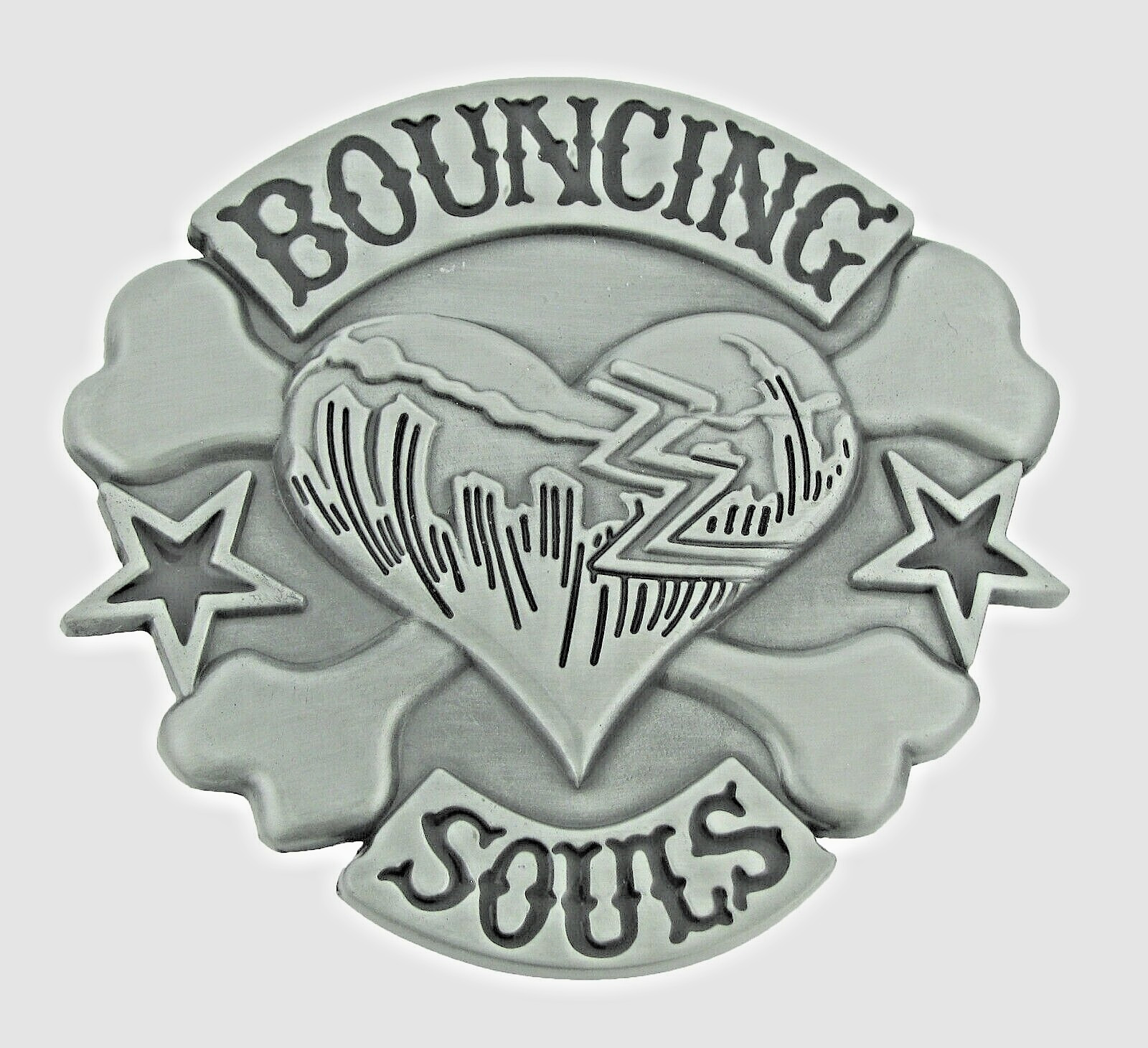 Heart Belt Buckles Bouncing Souls Halloween Party Costume New Men Women Gunmetal