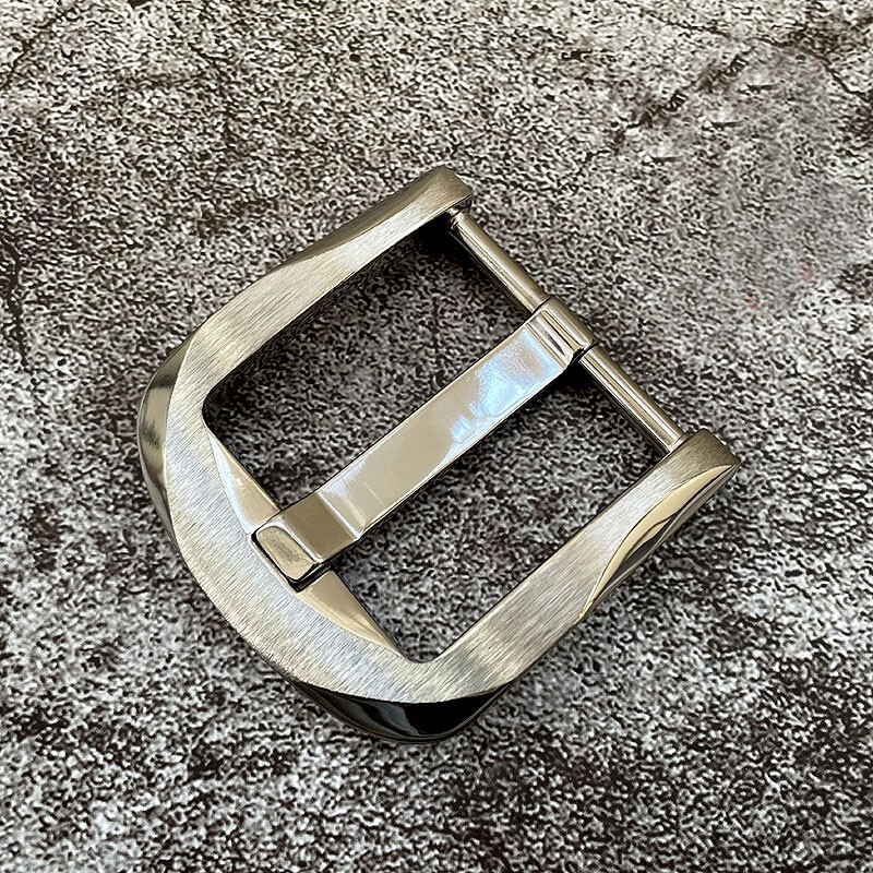New Concise Pure Titanium Men&rsquo;s Belt Pin Buckle Waist Strap Head EDC Accessories