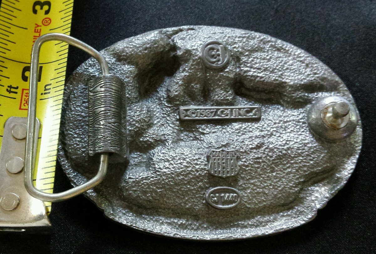 AMERICAN 4 4 0 STEAM ENGINE TRAIN BELT BUCKLE MADE IN USA