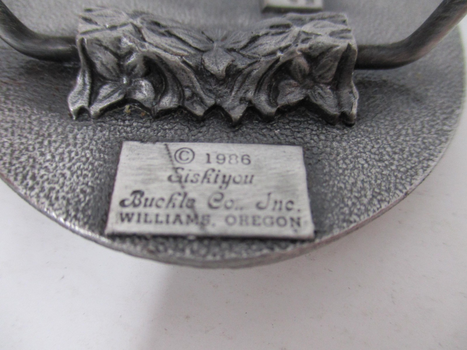 Vintage Ducks Unlimited Belt Buckle Mens Siskiyou Silver 50 Years Minnesota 1987
