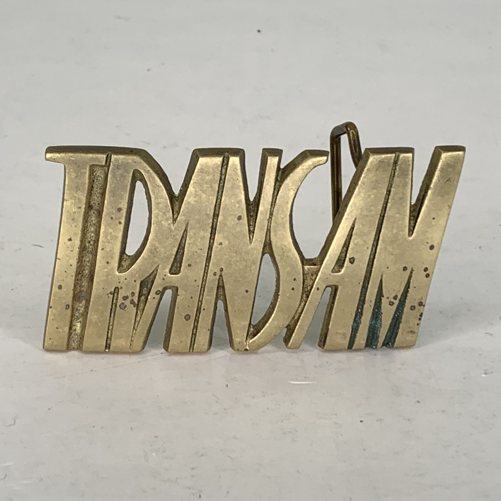Solid brass trans am belt buckle Vintage Transam Bbb 4500