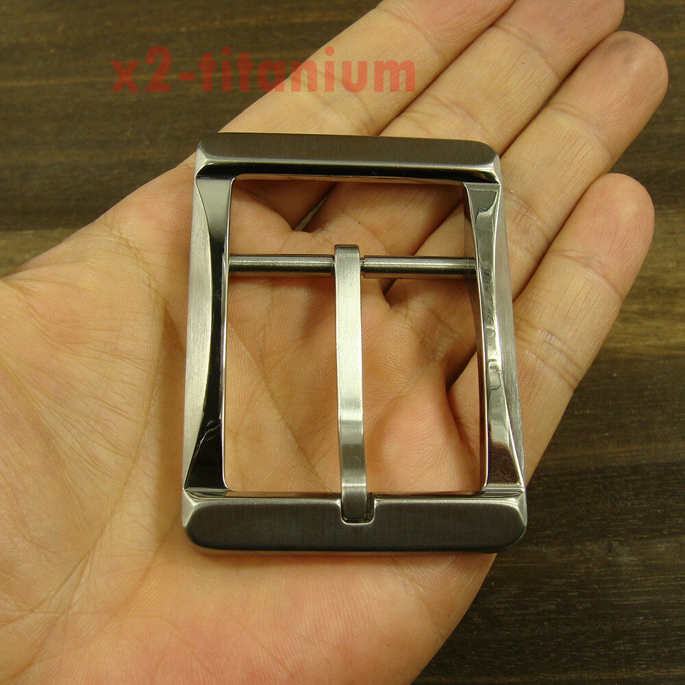 Titanium anti-allergy Tongue Pin Hippie Belt Buckles for 38mm width belt XZ467