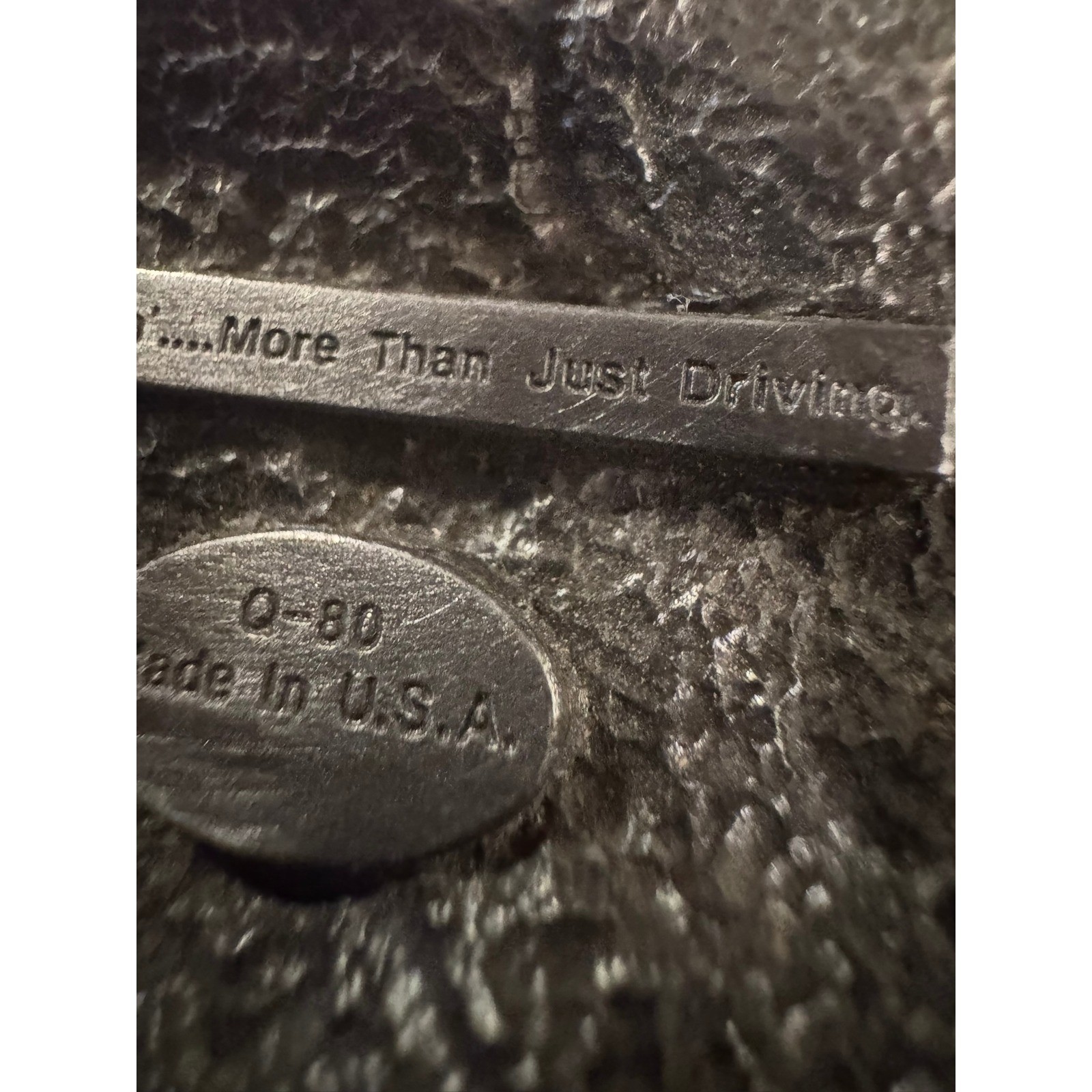 Vintage Monster Truck 4×4 Off Road SUV Belt Buckle Silver Tone 3D Relief 1988