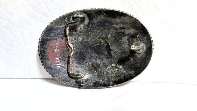 Montana Silversmith Western Belt Buckle Sterling Silver Plated, Columbus Montana